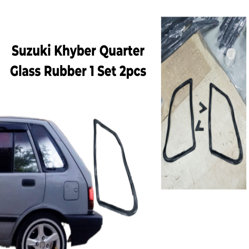 Suzuki Khyber Quarter Glass Rubber 2 Pieces