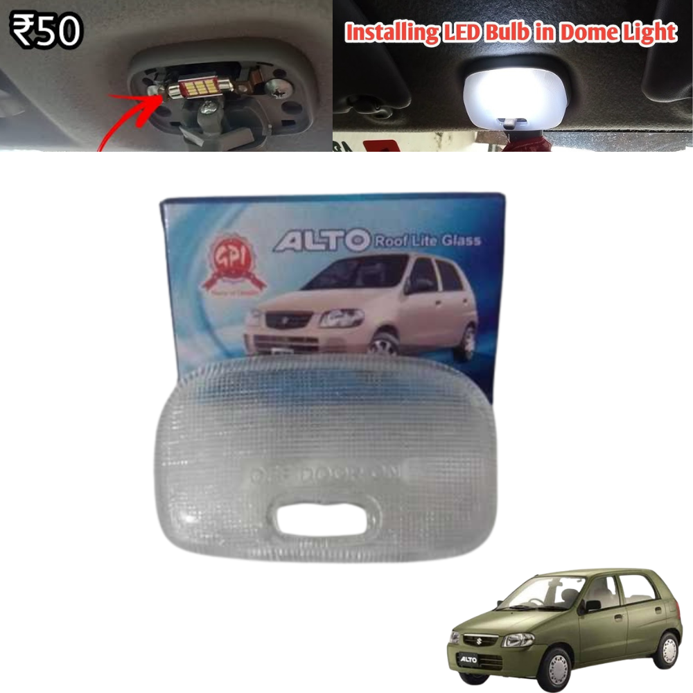 Suzuki Alto 1000cc 2000-2012 Interior Roof Light Cover The Suzuki Alto 1000cc 2000-2012 Interior Roof Light Cover is a high-quality replacement part designed to provide a stylish and functional solution for your vehicle's interior roof lighting. This light cover is specifically engineered to fit perfectly in your Suzuki Alto, providing a durable and long-lasting solution for protecting the interior light and enhancing the overall appearance of your vehicle's interior. By installing this light cover, you can enjoy a stylish and functional interior lighting system, improved visibility, and enhanced overall appearance of your vehicle. People buy this product to replace damaged or worn-out light covers, improve the appearance of their vehicle's interior, and enhance the overall functionality of the interior lighting system. This product offers several advantages, including durable construction, easy installation, perfect fit, and stylish design. By choosing this light cover, you can enjoy a cost-effective solution that provides years of reliable service, saving you money on costly repairs and maintenance. The product is made from high-quality materials, designed to withstand the demands of everyday driving, and is a direct replacement for the original part. With its reliable and durable design, this light cover minimizes the risk of damage to the interior light, providing a secure and long-lasting solution. Whether you're looking to replace a damaged light cover or enhance the appearance of your vehicle's interior, the Suzuki Alto 1000cc 2000-2012 Interior Roof Light Cover is a great option. This product is compatible with Suzuki Alto 2000-2012 models, and its easy installation saves you time and money on labor costs. The light cover is designed to provide effective protection and stylish appearance, enhancing your vehicle's interior and overall functionality. By installing this product, you can enjoy a cost-effective solution that provides years of reliable service, protecting your vehicle's interior light and maintaining its resale value. The Suzuki Alto 1000cc 2000-2012 Interior Roof Light Cover is a great investment for any Suzuki Alto owner, providing a perfect fit, durable construction, and stylish design. With its many benefits, including improved appearance, increased durability, and cost-effectiveness, this product is a great choice for anyone looking to enhance their vehicle's interior lighting system. The product is easy to clean and maintain, and it can be installed in just a few minutes, making it a convenient solution for vehicle owners. Additionally, the product is designed to fit perfectly in the vehicle, ensuring a seamless installation process and minimizing the risk of any issues or complications. By choosing the Suzuki Alto 1000cc 2000-2012 Interior Roof Light Cover, you can enjoy a reliable and durable solution that provides years of trouble-free service, enhancing your vehicle's interior appearance and functionality.