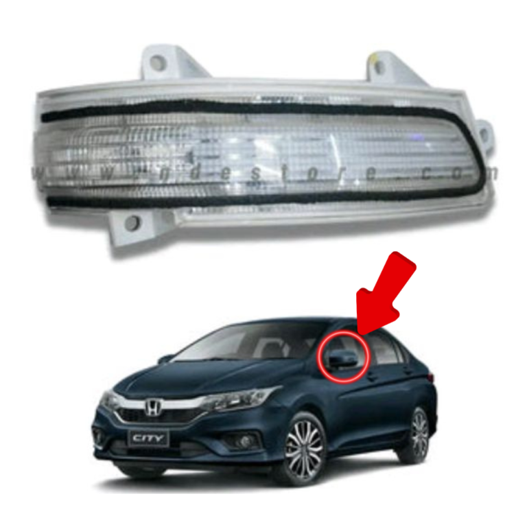 Honda City 1300cc 8th Generation 2008-2020 Right Side Mirror Cover Indicator Light 1 Piece The Honda City 1300cc 8th Generation 2008-2020 Right Side Mirror Cover Indicator Light 1 Piece is a high-quality replacement part designed to provide a stylish and functional solution for your vehicle's side mirror. This mirror cover indicator light is specifically engineered to fit perfectly on the right side of your Honda City, providing a durable and long-lasting solution for indicating turns and enhancing the overall appearance of your vehicle. By installing this mirror cover indicator light, you can enjoy improved visibility, enhanced safety, and a sleek, modern design. People buy this product to replace damaged or faulty indicator lights, improve the overall appearance of their vehicle, and enhance their driving experience. This product offers several advantages, including durable construction, easy installation, perfect fit, and effective performance. By choosing this mirror cover indicator light, you can enjoy a cost-effective solution that provides years of reliable service, saving you money on costly repairs and maintenance. The product is made from high-quality materials, designed to withstand the demands of everyday use, and is a direct replacement for the original part. With its reliable and durable design, this mirror cover indicator light minimizes the risk of failure or malfunction, providing a secure and long-lasting solution. Whether you're looking to replace a faulty indicator light or enhance the appearance of your vehicle, the Honda City 1300cc 8th Generation 2008-2020 Right Side Mirror Cover Indicator Light 1 Piece is a great option. This product is compatible with Honda City 2008-2020 models, and its easy installation saves you time and money on labor costs. The mirror cover indicator light is designed to provide effective performance, enhancing your vehicle's overall safety and visibility. By installing this product, you can enjoy a cost-effective solution that provides years of reliable service, protecting your vehicle's occupants and other road users. The Honda City 1300cc 8th Generation 2008-2020 Right Side Mirror Cover Indicator Light 1 Piece is a great investment for any Honda City owner, providing a perfect fit, durable construction, and effective performance. With its many benefits, including improved safety, increased visibility, and cost-effectiveness, this product is a great choice for anyone looking to enhance their vehicle's side mirror. The product is easy to clean and maintain, and it can be installed in just a few minutes, making it a convenient solution for vehicle owners. Additionally, the product is designed to fit perfectly on the vehicle, ensuring a seamless installation process and minimizing the risk of any issues or complications. By choosing the Honda City 1300cc 8th Generation 2008-2020 Right Side Mirror Cover Indicator Light 1 Piece, you can enjoy a reliable and durable solution that provides years of trouble-free service, enhancing your vehicle's safety and appearance.