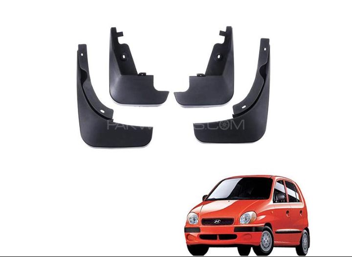 Hyundai Santro 1000cc Xing 2003-2010 Mud Flap 4 Pieces Splash Guard The Hyundai Santro 1000cc Xing 2003-2010 Mud Flap 4 Pieces Splash Guard is a high-quality accessory designed to provide protection and style for your vehicle. These mud flaps are specifically engineered to fit perfectly on the Hyundai Santro, providing a durable and long-lasting solution for drivers who want to keep their vehicle clean and protected from mud, dirt, and debris. By installing these mud flaps, you can enjoy improved protection, reduced risk of damage, and enhanced overall appearance of your vehicle's exterior. People buy this product to protect their vehicle's paint and body from mud, dirt, and debris, improve the overall appearance of their vehicle, and enhance the durability of their vehicle's exterior. This product offers several advantages, including durable construction, easy installation, perfect fit, and effective performance. By choosing these mud flaps, you can enjoy a cost-effective solution that provides years of reliable service, saving you money on costly repairs and maintenance. The product is made from high-quality materials, designed to withstand the demands of everyday use, and is a direct replacement for the original part. With its reliable and durable design, this mud flap minimizes the risk of damage and ensures a clean and protected exterior. Whether you're looking to protect your vehicle's exterior or enhance its appearance, the Hyundai Santro 1000cc Xing 2003-2010 Mud Flap 4 Pieces Splash Guard is a great option. This product is compatible with Hyundai Santro 2003-2010 models, and its easy installation saves you time and money on labor costs. The mud flaps are designed to provide effective performance, enhancing your vehicle's overall protection and appearance. By installing this product, you can enjoy a cost-effective solution that provides years of reliable service, protecting your vehicle and maintaining its resale value. The Hyundai Santro 1000cc Xing 2003-2010 Mud Flap 4 Pieces Splash Guard is a great investment for any Hyundai Santro owner, providing a perfect fit, durable construction, and effective performance. With its many benefits, including improved protection, increased durability, and cost-effectiveness, this product is a great choice for anyone looking to enhance their vehicle's exterior. The product is easy to clean and maintain, and it can be installed in just a few minutes, making it a convenient solution for vehicle owners. Additionally, the product is designed to fit perfectly on the vehicle, ensuring a seamless installation process and minimizing the risk of any issues or complications. By choosing the Hyundai Santro 1000cc Xing 2003-2010 Mud Flap 4 Pieces Splash Guard, you can enjoy a reliable and durable solution that provides years of trouble-free service, enhancing your vehicle's protection and appearance. The mud flaps are designed to work in conjunction with the vehicle's existing exterior design, providing a comprehensive solution for protecting the vehicle's paint and body. The product is made from high-quality materials, designed to withstand the demands of everyday use and provide long-lasting performance. The mud flaps are also designed to be easy to install, with a simple and straightforward installation process that can be completed in just a few minutes. The product is also designed to be durable and long-lasting, providing years of reliable service and minimizing the risk of damage and malfunction. The Hyundai Santro 1000cc Xing 2003-2010 Mud Flap 4 Pieces Splash Guard is a great choice for anyone looking to enhance their vehicle's protection and appearance, providing a cost-effective solution that provides years of reliable service.