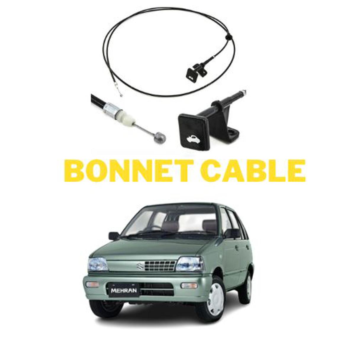 This Suzuki Mehran 800cc 2012–2019 Bonnet Cable offers a dependable solution for car owners facing issues with stuck or stiff bonnet mechanisms. The strong internal wire ensures consistent performance, while the outer casing shields the cable from dust, moisture, and engine heat, preventing premature wear. Drivers can confidently perform routine tasks such as checking coolant levels, inspecting battery terminals, replacing engine oil, or addressing mechanical concerns without the struggle of a jammed bonnet release. The cable’s high-quality build ensures that it withstands constant pulling, vibrations, and daily driving conditions. It helps prevent bonnet latch complications and reduces the risk of accidental hood release failure, making it an essential part of vehicle safety. The product enhances user convenience by offering smooth, efficient bonnet unlocking with minimal effort. Its perfect alignment and length match the original factory design, allowing hassle-free installation for mechanics and car owners alike. The protective coating guards against rust, a common issue in Pakistan’s dusty and humid climate, ensuring longevity and consistent performance. The bonnet cable also supports engine health indirectly by making regular inspections easier, preventing delays in identifying issues such as leaks, overheating, or fluid shortages. Many users appreciate how it restores the vehicle’s original feel, giving them the confidence to maintain their Mehran without difficulty. Whether replacing a worn-out cable or upgrading to a stronger one, this product remains a valuable component that ensures reliability, safety, and long-term convenience for every Suzuki Mehran owner.