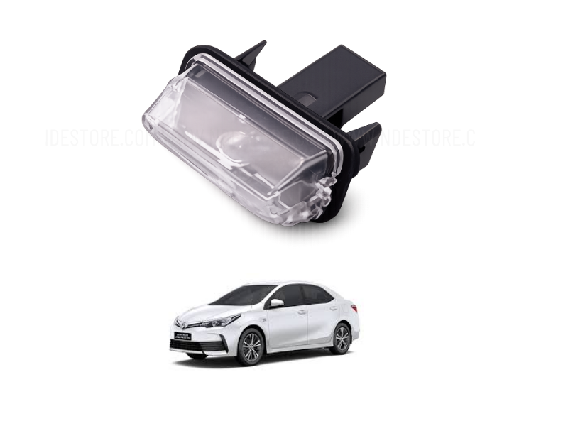 The Toyota Corolla Number Plate Light for models 2008–2026 is a high-quality replacement accessory designed to provide clear and reliable illumination for the vehicle’s rear license plate, ensuring visibility, compliance with traffic regulations, and improved safety during nighttime driving. Over time, factory-installed number plate lights may dim, burn out, or suffer from water damage and corrosion, which can reduce visibility and create legal issues while driving at night. This replacement light is manufactured to meet OEM specifications, guaranteeing a precise fit for Toyota Corolla models produced between 2008 and 2026, and ensures easy installation without requiring modifications to the vehicle’s wiring or mounting points. Constructed with durable materials, the light housing resists heat, moisture, and corrosion, protecting internal LED or bulb components and extending the product’s lifespan. The illumination provided is bright, uniform, and energy-efficient, enhancing the readability of the license plate in low-light conditions, rain, or fog, which improves overall road safety and reduces the risk of traffic violations. Designed for long-term use, this number plate light can withstand repeated exposure to harsh weather, car washes, and vibrations caused by normal driving, maintaining consistent performance over time. Installation is straightforward and does not require specialized tools; users can simply remove the old or damaged light and mount the new replacement securely in its original location. This light supports vehicle aesthetics by integrating seamlessly with the Corolla’s rear design, providing a clean, professional look while maintaining functional performance. Suitable for professional mechanics, service centers, and DIY vehicle owners, it offers a reliable solution for maintaining the integrity of rear illumination. Regular inspection and replacement of number plate lights are crucial for ensuring legal compliance, preventing accidents caused by low visibility, and supporting the long-term maintenance of the vehicle’s electrical and lighting systems. By installing this replacement light, Toyota Corolla owners can restore safety, maintain proper license plate visibility, enhance nighttime driving experience, and preserve the original look and functionality of their vehicle. The combination of precise fitment, durability, and optimal illumination makes this number plate light an essential accessory for every Corolla owner concerned with safety, compliance, and aesthetics. This number plate light provides clear illumination for license plates, precise OEM fit, durability against heat and moisture, corrosion-resistant housing, energy-efficient lighting, consistent brightness, easy installation, seamless integration with vehicle design, weather-resistant performance, and long-term reliability; customers purchase this product because it restores proper rear visibility, ensures legal compliance, improves nighttime safety, prevents dim or burned-out lights, is easy to install, maintains vehicle aesthetics, offers durable construction, supports consistent performance, reduces maintenance needs, and provides a cost-effective replacement for worn or damaged lights; advantages include enhanced safety during night driving, uniform and bright illumination, long-lasting performance, corrosion and weather resistance, energy efficiency, OEM-accurate fit, simple replacement process, maintenance of original vehicle aesthetics, prevention of legal issues, and reliable operation that ensures Toyota Corolla license plates remain clearly visible and the vehicle is compliant with traffic safety standards while driving under all conditions.