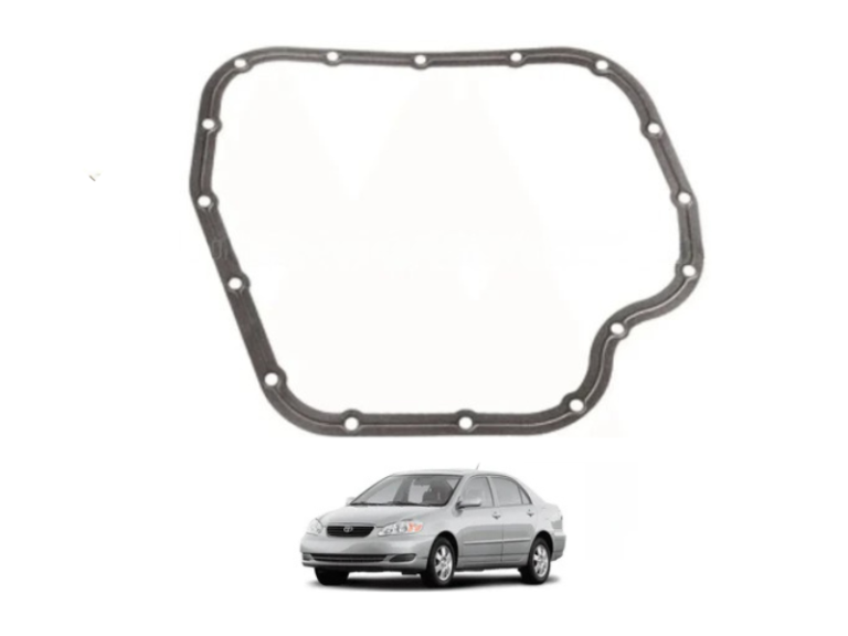 The Toyota Corolla CVT Transaxle Oil Pan Gasket is a critical replacement component designed to maintain a secure, leak-free seal between the continuously variable transmission (CVT) oil pan and the transmission housing, ensuring the vehicle’s transmission operates efficiently and reliably. Over time, gaskets in CVT systems can degrade due to heat, vibration, and exposure to transmission fluid, potentially causing leaks, reduced lubrication, irregular pressure, and long-term damage to transmission components. This gasket is manufactured to OEM specifications, providing an exact fit for Toyota Corolla CVT models produced between 2000 and 2026, ensuring precise alignment with all mounting points without the need for modifications. Constructed from durable, heat- and chemical-resistant materials, it withstands prolonged exposure to CVT fluid and high operating temperatures while maintaining its shape, flexibility, and sealing performance. Proper installation restores a leak-free seal, maintains correct transmission fluid levels, and ensures smooth operation of the CVT system, contributing to consistent acceleration, fuel efficiency, and overall drivetrain performance. Regular use of this replacement gasket prevents fluid contamination, reduces mechanical wear, and prolongs the life of the transmission, safeguarding the performance and reliability of the vehicle. The gasket is suitable for professional mechanics, service centers, and vehicle owners performing DIY maintenance or repairs, providing an OEM-quality solution for worn, damaged, or leaking gaskets. By preserving a secure seal, the gasket helps maintain the integrity of the CVT system, prevents costly repairs, and ensures smooth and responsive driving. This product supports long-term vehicle performance, enhances fuel efficiency, and contributes to maintaining resale value by protecting the CVT from leaks, contamination, and component wear. Its precise design and high-quality construction make it a dependable choice for Toyota Corolla owners who prioritize maintenance, reliability, and optimal operation of their CVT-equipped vehicles. Routine inspection and timely replacement of this gasket are essential to avoid fluid leaks, maintain transmission performance, and ensure the long-term health of the vehicle’s drivetrain system. This gasket provides a secure seal between the CVT oil pan and transmission housing, prevents transmission fluid leaks, maintains proper fluid levels, ensures smooth CVT operation, resists heat and chemical degradation, fits OEM specifications, protects internal transmission components, supports efficient drivetrain performance, prolongs transmission life, and delivers reliable long-term operation; customers buy this product because it prevents leaks, restores proper transmission function, improves smooth acceleration, protects costly transmission components, maintains fuel efficiency, offers a precise OEM fit, reduces maintenance costs, enhances vehicle resale value, is suitable for DIY or professional installation, and provides reliable CVT system performance; advantages include leak-free transmission operation, consistent fluid pressure, extended transmission lifespan, improved smoothness and responsiveness, protection against wear and contamination, durable and heat-resistant construction, precise fit for Toyota Corolla CVT models, cost-effective replacement solution, long-term reliability for daily and long-distance driving, and support for optimal vehicle performance, safety, and drivetrain efficiency.