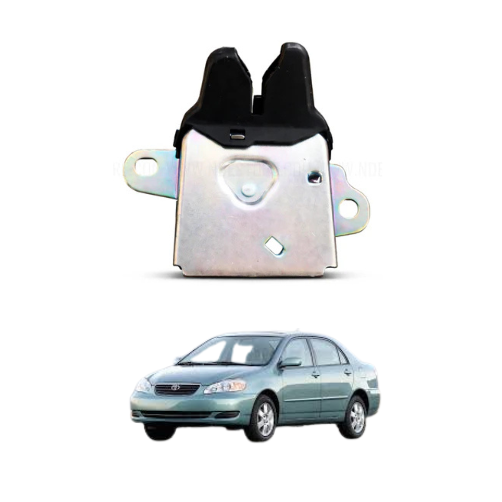 The Toyota Corolla 2002–2008 trunk latch lock is an important rear compartment locking component designed for vehicle owners who want secure trunk closing, reliable luggage protection, and proper rear boot operation during daily vehicle use. This replacement part is made for Corolla models produced between 2002 and 2008 and is commonly chosen when the original trunk lock becomes weak, jammed, loose, misaligned, or fails to hold the trunk lid securely after repeated use over many years. A properly working trunk latch lock plays a major role in keeping the rear compartment safely closed while driving, preventing unwanted trunk opening, protecting luggage, and supporting smooth opening and closing whenever access is needed. Many drivers begin replacing the latch lock when they notice difficulty in trunk closing, repeated unlocking attempts, unusual movement in the lock area, or incomplete engagement between the latch and striker. This product is designed to support proper fitment with the existing trunk locking assembly and to restore normal locking action without requiring unnecessary modification. The internal mechanism is manufactured for repeated daily operation and dependable engagement under regular opening and closing conditions. It helps maintain secure rear compartment closure during city driving, highway movement, family travel, and daily cargo use where trunk reliability is essential. The construction material is selected for strength, alignment stability, and long-term durability against vibration, repeated pressure, and environmental exposure inside the rear body section. This product offers secure trunk locking, smooth latch engagement, dependable rear closure, daily use durability, practical replacement value, stable alignment support, cargo safety improvement, easy fitment, long-term mechanical reliability, and restored trunk usability for Corolla owners. People often buy this product because old locks stop holding properly, because trunk security protects personal items, because damaged latch systems cause inconvenience, because rear compartment access should remain reliable, because direct replacement saves workshop time, because worn locking parts affect vehicle usability, because original locks weaken after years of use, because safe driving requires secure trunk closure, because replacement supports long-term maintenance, and because restoring factory trunk function improves daily comfort. Many customers also choose latch replacement before total failure because early repair avoids larger rear lock system issues. If you want dependable rear compartment locking for your Corolla, you can place your order through our website and contact our WhatsApp support for quick fitment help, product guidance, and a smooth buying experience designed for convenience 🚗🔒📲 This trunk latch lock also provides several practical long-term advantages for Toyota owners who use the luggage compartment regularly and want reliable rear closure in all driving conditions. It helps maintain secure trunk locking, supports smoother opening and closing, protects luggage from accidental exposure, improves rear compartment safety, restores original lock response, reduces vibration-related movement, supports correct trunk alignment, improves confidence during travel, contributes to vehicle maintenance quality, and supports long-term rear body function. Buyers often select this product because worn latch locks can suddenly fail, because loose trunk lids create noise during driving, because cargo security matters during daily travel, because trunk closure problems become frustrating over time, because replacement is more practical than temporary adjustment, because original lock systems wear naturally, because rear compartment reliability matters for family use, because stable locking improves daily convenience, because secure luggage areas support safe transport, and because fitted replacement parts improve mechanical consistency. Another important advantage is that this component works continuously after installation without daily adjustment, helping the trunk close correctly every time the lid is lowered. Many drivers overlook trunk latch condition until the rear lid requires repeated attempts to close, but replacing the mechanism early often restores smooth operation immediately. A properly functioning latch also reduces unnecessary pressure on surrounding lock components, trunk alignment points, and rear closing force. Families, office users, and long-distance drivers all benefit from dependable trunk security because rear storage often carries valuable items, travel bags, tools, and daily-use cargo. The product supports repeated opening cycles, stable lock engagement, mechanical strength, secure cargo access, practical maintenance value, rear compartment confidence, smooth operation, easy installation support, long-term usability, and reliable rear closure for Corolla 2002–2008 owners. If you are looking for a dependable trunk locking replacement that restores security and everyday convenience, our website offers direct ordering while our WhatsApp support remains available for fast assistance, product details, and smooth order support whenever needed