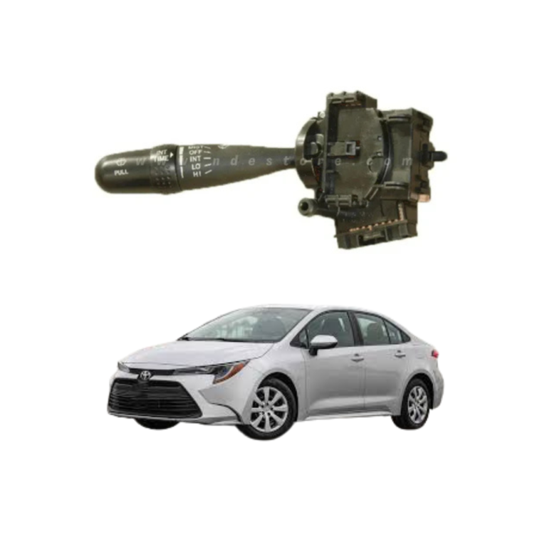 The Toyota Corolla 2002–2008 wiper switch assembly is an important steering column control component designed to manage windshield wiper operation safely and smoothly during rain, dust, fog, and changing driving conditions. This switch assembly is installed near the steering wheel and allows the driver to control different wiping speeds, intermittent wiping functions, washer spray activation, and full windshield cleaning response without removing attention from the road. In Toyota Corolla models produced between 2002 and 2008, the wiper switch assembly is a regularly used electrical control part because it operates every time the driver needs windshield visibility support during weather changes or windshield cleaning. Over years of use, repeated switching movement, internal contact wear, dust accumulation, and electrical aging may reduce performance, causing delayed response, irregular wiping speed selection, washer malfunction, or complete switch failure. Replacing a worn switch assembly helps restore full control over windshield cleaning functions and improves daily driving safety, especially during unexpected rain or low-visibility road conditions. This replacement is designed to match original steering column fitment used in Corolla 2002–2008 models and supports direct installation through compatible electrical connections and mounting points. A properly functioning switch allows accurate wiper speed selection, smooth washer activation, dependable electrical response, secure steering-side control, practical maintenance value, long-term reliability, stable signal transmission, daily driving safety, direct-fit usability, and dependable weather control support for Corolla owners. A reliable switch also improves driver confidence because windshield cleaning can be activated instantly whenever visibility changes on the road. People often buy this product because old switches become inconsistent with age, because delayed wiper response affects visibility, because electrical contacts wear after long use, because steering controls must remain dependable, because rain driving needs immediate wiper access, because direct replacement saves workshop time, because original controls may stop functioning fully, because smooth operation improves comfort, because safe driving depends on quick windshield clearing, and because restoring factory controls improves vehicle reliability. Many drivers also replace the switch during steering column electrical repair or dashboard maintenance when technicians identify contact wear. If you want dependable windshield control for your Corolla, you can place your order through our website and contact our WhatsApp support for quick fitment guidance, product confirmation, and an easy buying process designed for convenience 🚗🌧️📲 This wiper switch assembly also offers important long-term advantages for drivers who want reliable electrical control and full windshield cleaning function during daily road use. It helps restore accurate speed selection, improves washer response, supports safe rain driving, strengthens steering-side convenience, reduces control delay, improves electrical reliability, supports smooth daily operation, protects visibility control, improves driver comfort, and contributes to overall driving confidence. Buyers often choose this product because weak switches can fail unexpectedly, because windshield visibility depends on instant control, because original parts wear naturally over time, because steering column controls are used daily, because proper signal transmission improves wiper motor response, because workshop checks often reveal internal contact wear, because reliable switching improves safety during sudden rain, because direct-fit installation reduces repair complexity, because restoring original functions improves driving quality, and because dependable controls help maintain full vehicle usability. Another important advantage is that this switch begins working immediately after correct installation without adjustment, allowing the driver to use all wiper functions smoothly during light rain, heavy rain, fog, and windshield washer cleaning. Many drivers do not notice gradual switch wear until intermittent mode becomes unreliable or washer spray responds slowly, but replacing the assembly early often prevents visibility issues during poor weather. A properly installed switch also helps protect the wiper motor because correct electrical commands reduce irregular operation and unnecessary stress on moving parts. Families, office users, ride-share drivers, and long-distance travelers all benefit from dependable windshield control because safe road visibility depends on quick and reliable response every day. The product supports repeated switching use, durable internal contacts, stable electrical performance, easy installation, long-term usability, maintenance confidence, weather-ready operation, safe daily control, practical replacement value, and dependable performance for Corolla 2002–2008 owners. If you are looking for a reliable steering control replacement that restores full windshield operation and supports safe driving in changing weather, our website offers direct ordering while our WhatsApp support remains available for fast assistance, product details, and smooth order support whenever needed