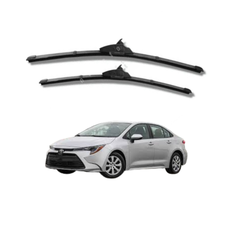 The Toyota Corolla 2008–2026 beam wiper blade set is a modern windshield cleaning solution designed to provide smooth water removal, clear visibility, and reliable wiping performance in rain, dust, fog, and changing road weather conditions. Beam-style wiper blades differ from conventional frame blades because they use a flexible internal structure that distributes pressure more evenly across the windshield surface, allowing the rubber edge to maintain better contact with curved glass areas during operation. This makes beam blades especially effective for Toyota Corolla models produced between 2008 and 2026, where windshield design requires consistent pressure from edge to edge for clean wiping results. A full blade set normally includes both front wipers so drivers receive balanced windshield coverage on both sides, improving visibility for the driver and supporting safe road observation during daily travel, night driving, and highway use. Over time, original wiper blades become less effective because sunlight, heat, dust, repeated motion, and weather exposure gradually harden the rubber, causing streaks, skipping, vibration, or noise. Replacing worn blades with a beam-style set helps restore smooth windshield cleaning and improves comfort during wet driving conditions. This product is designed to fit original Corolla wiper arm connections and supports direct installation without complex adjustment. The beam structure helps reduce air lift at higher speed, which improves blade stability on the windshield during highway driving. The set offers even wiping pressure, smooth glass contact, quiet movement, reliable rain removal, strong rubber flexibility, durable construction, practical maintenance value, improved weather visibility, stable high-speed performance, and long-term daily usability for Corolla owners. A properly fitted beam blade also helps keep washer fluid distribution cleaner by wiping evenly without leaving missed areas on the windshield. People often buy this product because beam blades wipe more evenly than standard blades, because old blades leave streaks during rain, because quiet operation improves driving comfort, because direct-fit sets save time, because windshield visibility affects road safety, because beam design performs better at speed, because premium blade shape lasts longer, because clean glass improves confidence, because replacing both blades together gives balanced performance, and because weather-ready maintenance protects daily driving safety. Many drivers choose beam sets before rainy season to ensure dependable windshield performance when weather changes suddenly. If you want smooth windshield clarity for your Corolla, you can order through our website and connect with our WhatsApp support for quick fitment help, product confirmation, and a simple buying experience built for convenience 🚗🌧️📲 This beam wiper blade set also provides important long-term advantages for drivers who want reliable windshield cleaning and stable visibility in all road conditions. It helps remove water evenly, reduces streak formation, improves edge contact, supports quiet wiping, strengthens wet-weather driving safety, improves windshield cleanliness, reduces blade skipping, supports smooth washer fluid spread, improves high-speed wiping stability, and contributes to safer daily driving. Buyers often choose this product because conventional blades lose pressure over time, because beam blades adapt better to windshield curves, because premium wiping improves road visibility, because long-distance travel demands dependable glass clarity, because strong rubber lasts longer in heat, because blade noise becomes irritating in traffic, because direct replacement restores factory comfort, because modern blade design improves wiping efficiency, because balanced front coverage matters during heavy rain, and because clear vision supports safer driving decisions. Another major advantage is that this set begins performing immediately after installation without special adjustment, giving smooth windshield contact during light rain, heavy rain, morning mist, and regular washer use. Many drivers do not notice gradual blade wear until visibility becomes reduced during sudden rain, but replacing blades early often prevents discomfort and safety risk during unexpected weather. A properly fitted beam blade set also reduces stress on the wiper motor because flexible blade contact creates smooth movement with less resistance. Families, office users, ride-share drivers, and long-distance travelers all benefit from dependable windshield wiping because clear visibility remains one of the most important parts of safe daily driving. The product supports repeated weather exposure, durable rubber flexibility, stable beam structure, easy installation, clean wiping performance, maintenance confidence, daily usability, long-term reliability, safe windshield control, and practical replacement value for Corolla 2008–2026 owners. If you are looking for a dependable beam blade upgrade that improves windshield clarity and supports safe driving in changing weather, our website offers direct ordering while our WhatsApp support remains available for fast assistance, product details, and smooth order support whenever needed