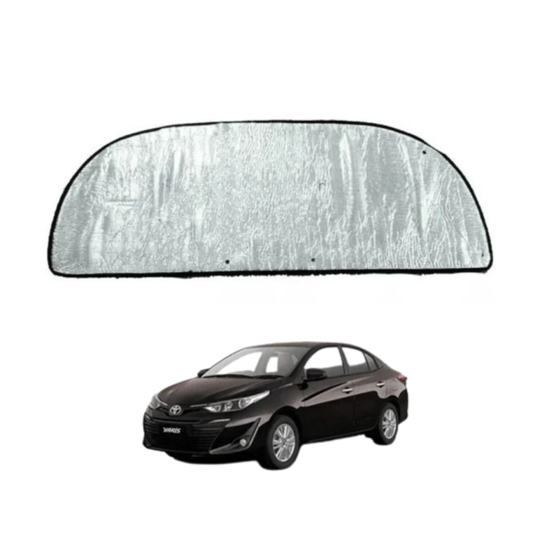 The aluminum bonnet insulator for Toyota Yaris is a high-performance engine bay accessory designed to provide superior heat reflection, sound insulation, and protection for the bonnet area. This insulator is installed on the inner side of the hood and works as a thermal barrier between the engine heat and the bonnet surface, helping to significantly reduce heat transfer and maintain a cooler engine compartment. Manufactured using high-quality aluminum foil layered material combined with heat-resistant insulation padding, this product is engineered to withstand extreme engine temperatures while maintaining its structural integrity and reflective properties over long-term use. The aluminum surface effectively reflects heat away from the bonnet, preventing paint damage, discoloration, and heat distortion, while the inner insulating layer absorbs vibrations and reduces engine noise for a quieter driving experience. Designed according to OEM-style specifications, this bonnet insulator provides a precise fit for Toyota Yaris models from 2006 to 2020, ensuring easy installation without modification or special tools. Over time, original insulation materials may deteriorate due to heat exposure, moisture, and aging, which can lead to reduced heat protection and increased engine noise. Replacing the old insulator with this high-quality aluminum version restores proper thermal efficiency and enhances engine bay protection. This product also helps improve overall vehicle comfort by maintaining stable engine temperature conditions and reducing noise transmission into the cabin. Its lightweight yet durable construction ensures long-lasting performance while making installation simple and convenient. This aluminum bonnet insulator is widely used by automotive professionals and vehicle owners as a reliable solution for improving engine heat management and enhancing driving comfort. It also contributes to protecting engine components from excessive heat stress, thereby extending their lifespan and improving overall vehicle performance. If you want this product, you can easily purchase it from our website, and for a faster, smoother, and more convenient buying experience, you can also contact us directly on WhatsApp where our team is always ready to assist you with quick replies, easy ordering, and reliable customer support so you can get your required auto parts without any delay in a simple and trusted way. 10 main key points: 1) Designed for Toyota Yaris 2006–2020 models 2) Aluminum heat reflective bonnet insulator 3) High-quality multi-layer insulation material 4) Reduces engine heat transfer 5) Minimizes engine noise and vibration 6) OEM-style precise fitting design 7) Protects bonnet paint from heat damage 8) Lightweight and durable construction 9) Easy installation without modification 10) Long-lasting thermal performance. 10 reasons why people buy this product: 1) To reduce engine heat exposure 2) To protect bonnet paint condition 3) To reduce engine noise inside cabin 4) To improve driving comfort 5) To replace damaged insulation 6) To maintain engine efficiency 7) To prevent overheating effects 8) To enhance vehicle lifespan 9) To get easy installation solution 10) To improve overall vehicle performance. 10 advantages of this product: 1) Provides excellent heat reflection 2) Reduces engine noise effectively 3) Protects bonnet from heat damage 4) Durable and long-lasting material 5) Easy and quick installation 6) Works effectively under high temperature conditions 7) Requires low maintenance 8) Strong and reliable construction 9) Improves cabin comfort 10) Offers affordable and practical replacement solution.