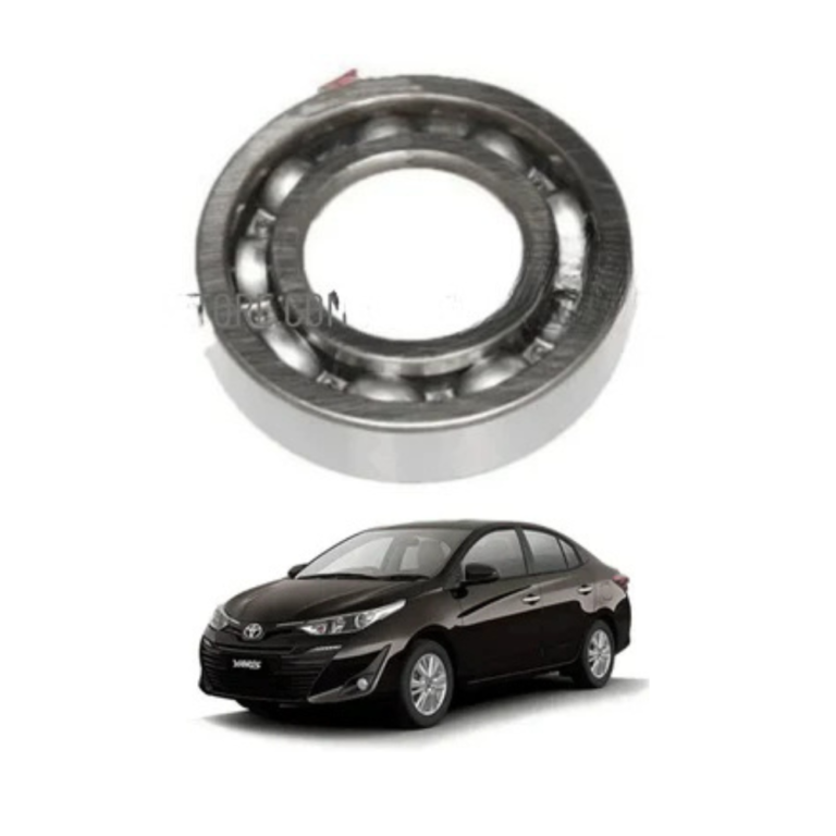 The rear output shaft bearing for Toyota Yaris is a precision-engineered transmission component designed to support the rotation of the output shaft while ensuring smooth power transfer from the gearbox to the drivetrain. This bearing plays a critical role in maintaining the stability and alignment of the shaft, reducing friction, and allowing efficient movement within the transmission system. Manufactured using high-quality hardened steel and advanced bearing technology, this component is built to withstand heavy loads, high rotational speeds, and continuous mechanical stress without premature wear or failure. The internal rolling elements are designed to provide smooth and consistent rotation, minimizing resistance and improving overall transmission efficiency. Designed according to OEM-style specifications, this rear output shaft bearing offers a precise fit for Toyota Yaris models from 2006 to 2020, ensuring easy installation without modification or complex adjustments. Over time, original bearings may wear out due to friction, heat, and lack of lubrication, which can result in noise, vibration, or reduced performance of the transmission system. Replacing the worn bearing with this high-quality component restores proper functionality, reduces unwanted noise, and ensures smooth gear operation. This bearing also helps maintain the correct alignment of transmission components, preventing further damage and extending the life of the gearbox. Its durable construction ensures long-term reliability even under demanding driving conditions such as heavy traffic or long-distance travel. This product is widely used by automotive technicians and vehicle owners as a cost-effective solution to maintain transmission performance without replacing the entire gearbox assembly. The compact yet robust design allows easy handling during installation while ensuring consistent and dependable operation. This rear output shaft bearing is an essential part for maintaining vehicle performance, smooth driving experience, and overall transmission health. If you want this product, you can easily purchase it from our website, and for a quicker and more hassle-free buying experience, you can also reach out to us directly on WhatsApp where our team is always ready to assist you with fast responses, easy order processing, and reliable customer support so you can get your required auto parts delivered without any delay in a smooth and trusted way. 10 main key points: 1) Designed for Toyota Yaris 2006–2020 models 2) Rear output shaft bearing for transmission 3) High-quality hardened steel construction 4) Ensures smooth shaft rotation 5) Reduces friction and wear 6) OEM-style precise fitting design 7) Handles high load and speed conditions 8) Improves transmission efficiency 9) Long-lasting and durable performance 10) Cost-effective replacement solution. 10 reasons why people buy this product: 1) To replace worn transmission bearing 2) To reduce gearbox noise 3) To restore smooth driving performance 4) To prevent further transmission damage 5) To improve gear shifting quality 6) To maintain vehicle reliability 7) To avoid costly gearbox replacement 8) To ensure proper shaft alignment 9) To get easy installation solution 10) To improve long-term performance. 10 advantages of this product: 1) Provides smooth and stable shaft rotation 2) Enhances transmission efficiency 3) Reduces friction and heat buildup 4) Durable and long-lasting material 5) Easy and precise installation 6) Works effectively under heavy load conditions 7) Requires low maintenance 8) Strong and reliable construction 9) Improves overall driving comfort 10) Offers affordable and practical repair solution.