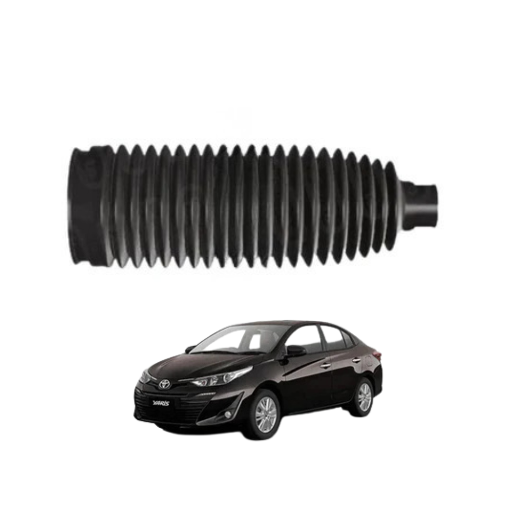 The steering rack end boot for Toyota Yaris is an essential protective component of the vehicle’s steering system designed to cover and safeguard the steering rack ends from dust, dirt, water, and other harmful contaminants. This rubber boot acts as a flexible protective shield that ensures the internal steering rack components remain clean and properly lubricated, preventing premature wear and damage. Manufactured from high-quality durable rubber material, this steering rack boot is engineered to withstand extreme driving conditions, including heat, moisture, road debris, and continuous movement without cracking, tearing, or losing flexibility over time. Its elastic and strong construction allows it to expand and contract smoothly with steering movement, maintaining full protection while ensuring uninterrupted steering performance. Designed according to OEM-style specifications, this steering rack end boot provides a precise fit for Toyota Yaris models from 2006 to 2020, allowing easy installation without modification or special tools. The boot fits securely over the steering rack end and works in combination with clamps to maintain a sealed and protected environment inside the steering system. Over time, original boots may become damaged, cracked, or torn due to aging, road conditions, or exposure to heat and chemicals, which can allow dust and moisture to enter the steering rack, leading to corrosion, noise, or steering failure. Replacing the damaged boot with this high-quality component restores proper protection and ensures smooth steering operation. This product is widely used by automotive technicians and car owners as a reliable and cost-effective solution to maintain steering system health without replacing the entire rack assembly. Its lightweight and flexible design makes installation quick and easy while ensuring long-term durability and consistent performance. This steering rack end boot is a vital maintenance component that enhances steering protection, improves vehicle safety, and ensures smooth and stable driving control under all conditions. If you want this product, you can easily purchase it from our website, and for a faster, smoother, and more convenient buying experience, you can also contact us directly on WhatsApp where our team is always ready to assist you with quick replies, easy ordering, and reliable customer support so you can get your required auto parts without any delay in a simple and trusted way. 10 main key points: 1) Designed for Toyota Yaris 2006–2020 models 2) Steering rack end protective rubber boot 3) High-quality durable rubber material 4) Protects steering rack from dust and dirt 5) Flexible and elastic design for movement 6) OEM-style precise fitting design 7) Resistant to heat, moisture, and wear 8) Easy installation without modification 9) Strong and long-lasting construction 10) Cost-effective replacement solution. 10 reasons why people buy this product: 1) To replace cracked or damaged boots 2) To protect steering rack system 3) To prevent dust and water entry 4) To maintain smooth steering performance 5) To avoid corrosion inside steering system 6) To improve vehicle safety 7) To restore proper protection function 8) To get easy installation solution 9) To maintain vehicle condition 10) To ensure long-term reliability. 10 advantages of this product: 1) Provides complete dust and dirt protection 2) Extends steering rack life 3) Maintains smooth steering performance 4) Durable and flexible material 5) Easy and quick installation process 6) Works effectively under all weather conditions 7) Requires low maintenance 8) Strong and reliable design 9) Improves steering safety and control 10) Offers affordable and practical replacement solution.