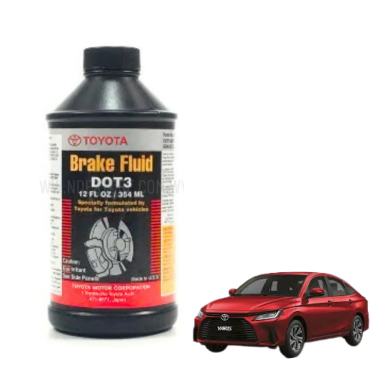 The Toyota brake oil fluid 354 ML is a high-quality automotive braking fluid specially formulated to ensure smooth, reliable, and safe braking performance for vehicles operating under different driving and weather conditions. Developed for use in Toyota vehicles and compatible braking systems, this brake fluid is manufactured using advanced chemical formulations that help maintain consistent hydraulic pressure, efficient brake response, and reliable performance during everyday driving. Brake oil fluid is one of the most essential components of a vehicle’s braking system because it transfers the pressure created when the driver presses the brake pedal to the braking mechanism, allowing the vehicle to slow down or stop safely. A high-quality brake fluid helps ensure smooth pedal feel, stable braking performance, and dependable operation even during repeated braking or long-distance driving. Over time, brake fluid can absorb moisture from the environment, which may reduce braking efficiency, increase the risk of corrosion, and affect the overall performance of the braking system. This Toyota brake oil fluid is designed to resist heat buildup and moisture absorption, helping maintain optimal braking performance and protecting internal brake components from wear and corrosion. The 354 ML bottle size is practical for regular maintenance, fluid top-ups, and brake servicing, making it convenient for both workshops and individual vehicle owners. Its balanced formulation supports smooth fluid circulation within the brake lines, helping maintain proper hydraulic pressure for responsive and controlled braking. In addition to supporting braking performance, this fluid contributes to the long-term durability of critical braking components such as the master cylinder, brake calipers, and brake lines. Whether used for scheduled maintenance or fluid replacement, this brake oil fluid provides a dependable and cost-effective solution that supports vehicle safety, braking efficiency, and reliable driving confidence. This brake oil fluid is an ideal choice for car owners, mechanics, and automotive enthusiasts who understand the importance of maintaining a healthy and efficient braking system. It helps improve brake response, supports smoother pedal operation, and contributes to safer driving in different road conditions. The easy-to-use bottle design allows convenient handling during brake servicing and fluid replacement, making maintenance simpler and more efficient. Its high-quality formulation ensures long-lasting performance and compatibility with compatible braking systems, making it a trusted maintenance product for regular vehicle care. If you are planning to purchase this product, you can easily place your order through our website and contact us on WhatsApp where our team is always ready to assist you quickly with product details, availability, and a smooth and customer-friendly buying experience tailored to your convenience. Key points include premium brake fluid formulation, suitable compatibility with Toyota braking systems, 354 ML practical bottle size, smooth hydraulic pressure transfer, reliable brake response, resistance to heat buildup, protection against corrosion, moisture-resistant properties, long-lasting performance, and dependable everyday braking support, while reasons people buy this product include routine brake maintenance needs, replacement of old brake fluid, need for improved braking performance, preference for trusted automotive fluids, affordable maintenance solution, easy online availability, convenient bottle size, reliable product quality, smooth braking support, and better overall vehicle safety, and advantages include improved braking efficiency, smoother brake pedal response, protection of internal braking components, resistance to moisture contamination, reduced risk of brake fade, long-lasting hydraulic performance, support for safer driving conditions, improved durability of brake system parts, dependable operation in different weather conditions, and overall enhanced driving confidence and braking reliability.