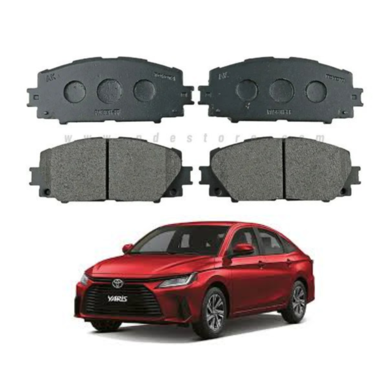 The Toyota Yaris genuine front brake disc pad set is a high-quality braking component designed to provide safe, smooth, and reliable stopping performance for everyday driving conditions. Specifically developed for the Toyota Yaris, this genuine front brake pad set is manufactured using premium friction materials and durable construction standards to ensure consistent braking efficiency, reduced noise, and dependable long-term performance. Brake pads are one of the most important safety components in any vehicle because they create the friction needed to slow down and stop the car when pressure is applied to the brake pedal. Over time, brake pads naturally wear out due to repeated use, heat, and road conditions, which can reduce braking performance and increase stopping distance if not replaced on time. This genuine brake disc pad set is designed to meet original factory specifications, ensuring perfect compatibility with the vehicle’s braking system without requiring modifications. The advanced friction material helps provide stable braking power while minimizing excessive dust and vibration, contributing to a cleaner wheel appearance and a more comfortable driving experience. Its strong heat resistance allows it to maintain performance during frequent braking, heavy traffic, and long drives, reducing the risk of brake fade. In addition to improving stopping performance, these brake pads help protect the brake disc rotor from uneven wear, supporting the overall health of the braking system. The durable design ensures long service life, making it a reliable solution for drivers who value safety, quality, and dependable performance. Whether used for daily commuting or long-distance travel, this genuine brake pad set delivers balanced braking response and driving confidence in different road and weather conditions. This front brake disc pad set is an ideal choice for car owners, mechanics, and automotive enthusiasts who prioritize vehicle safety and reliable braking performance. It helps maintain smooth stopping power, improves driving confidence, and ensures better control during sudden braking situations. The installation process is straightforward for professional technicians and compatible workshops, making replacement convenient and efficient. Its premium construction ensures durability and consistent performance under regular driving conditions, making it a trusted maintenance component for long-term vehicle care. If you are planning to purchase this product, you can easily place your order through our website and contact us on WhatsApp where our team is ready to assist you quickly with product details, availability, and a smooth and customer-friendly buying experience designed for your convenience. Key points include genuine quality brake pad construction, exact compatibility with Toyota Yaris models, high-performance friction material, reliable stopping power, reduced brake noise and vibration, durable heat-resistant design, long-lasting performance, smooth braking response, protection for brake disc rotors, and factory-standard fit and function, while reasons people buy this product include replacement of worn brake pads, need for safer braking performance, preference for genuine quality parts, affordable maintenance solution, easy online availability, guaranteed compatibility, improved driving confidence, trusted braking reliability, convenience of complete front set purchase, and better overall vehicle safety, and advantages include improved braking efficiency, shorter stopping distance, enhanced driving safety, long-lasting durability under daily use, reduced brake noise, smooth pedal response, protection against uneven rotor wear, resistance to heat buildup, dependable performance in different weather conditions, and overall improved comfort and confidence while driving.