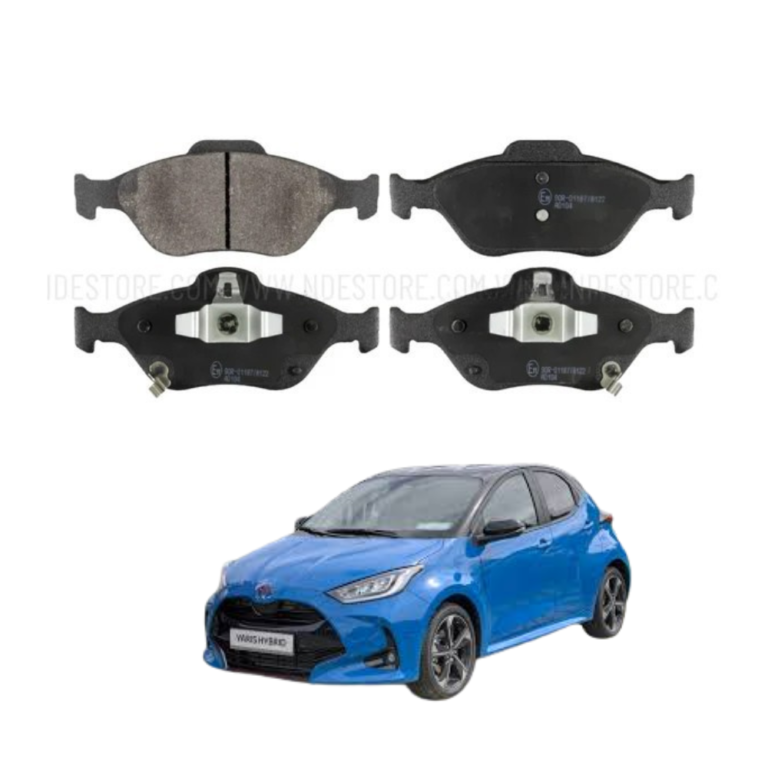 The Toyota Yaris Hybrid 2014–2017 genuine front brake disc pad set is a premium-quality braking component designed to deliver safe, smooth, and dependable stopping performance while meeting the specific braking requirements of hybrid vehicles. Specifically engineered for the Toyota Yaris Hybrid models produced between 2014 and 2017, this genuine front brake pad set is manufactured using advanced friction materials and factory-standard construction to ensure excellent braking efficiency, reduced noise, and long-lasting reliability. Brake pads are among the most important safety parts in any vehicle because they create the friction required to slow down and stop the car when the brake pedal is applied. In hybrid vehicles, braking systems are often combined with regenerative braking technology, which requires brake pads that can work efficiently with both traditional and hybrid braking functions. Over time, brake pads naturally wear out due to repeated use, heat, and road conditions, which can reduce braking performance and increase stopping distance if not replaced on time. This genuine brake pad set is designed according to original factory specifications, ensuring perfect compatibility with the vehicle’s braking system without requiring any modifications. The high-quality friction compound provides consistent braking power while reducing vibration, excessive dust, and unwanted brake noise, contributing to a cleaner wheel appearance and a more comfortable driving experience. Its heat-resistant design allows stable braking performance even during frequent stops, city traffic, and long journeys, reducing the possibility of brake fade. In addition to improving safety, these brake pads also help protect brake rotors from uneven wear, supporting the overall durability and efficiency of the braking system. The strong and durable construction ensures extended service life, making this set an excellent choice for drivers who value quality, safety, and reliable vehicle maintenance. Whether used for daily commuting or longer trips, this genuine front brake disc pad set helps maintain confident braking performance in different driving and weather conditions. This front brake disc pad set is an ideal choice for car owners, professional mechanics, and automotive enthusiasts who prioritize smooth braking performance and vehicle safety. It helps maintain reliable stopping power, improves driving confidence, and supports better control during emergency braking situations. The installation process is straightforward for workshops and trained technicians, making replacement simple and efficient. Its premium construction ensures long-lasting durability under regular driving conditions, making it a trusted maintenance component for hybrid vehicle care. If you are interested in purchasing this product, you can place your order through our website and contact us on WhatsApp where our team is always ready to assist you quickly with product details, availability, and a smooth and customer-friendly buying experience tailored to your convenience. Key points include genuine quality brake pad construction, exact compatibility with Toyota Yaris Hybrid 2014–2017 models, advanced friction material for hybrid braking systems, reliable stopping power, reduced brake noise and vibration, durable heat-resistant design, long-lasting performance, smooth braking response, protection for brake disc rotors, and factory-standard fit and function, while reasons people buy this product include replacement of worn brake pads, need for safer braking performance, preference for genuine quality parts, affordable maintenance solution, easy online availability, guaranteed compatibility with hybrid models, improved driving confidence, trusted braking reliability, convenience of complete front set purchase, and better overall vehicle safety, and advantages include improved braking efficiency, shorter stopping distance, enhanced safety during driving, long-lasting durability under daily use, reduced brake noise, smooth pedal response, protection against uneven rotor wear, resistance to heat buildup, dependable performance in different weather conditions, and overall improved comfort and confidence while driving.