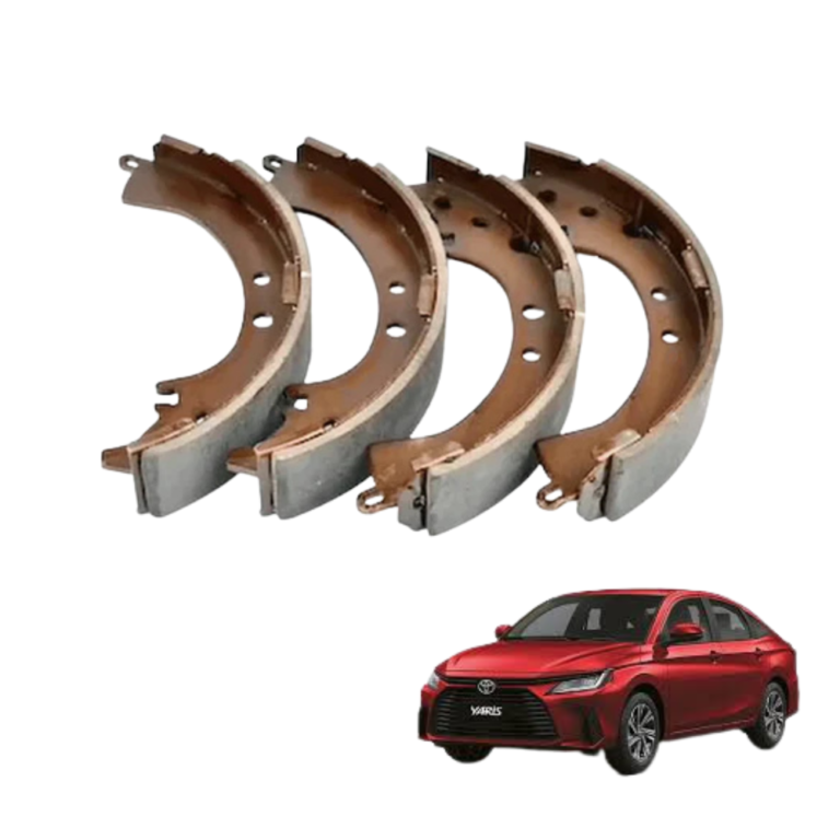 The Toyota Yaris rear brake shoe kit DOT OE is a reliable and high-quality braking component designed to provide smooth, safe, and efficient braking performance for the rear wheel braking system. Specifically developed for the Toyota Yaris, this rear brake shoe kit is manufactured using durable friction materials and precision-engineered metal construction to ensure dependable stopping power, balanced brake operation, and long-lasting performance under regular driving conditions. Rear brake shoes are an important part of drum brake systems because they create the friction needed to slow down and stop the vehicle when the brake pedal is applied. During braking, the shoes press outward against the brake drum surface, helping maintain vehicle stability and controlled stopping performance. Over time, brake shoes naturally wear down due to repeated friction, heat, and road conditions, which can reduce braking efficiency and increase stopping distance if not replaced when necessary. This DOT OE brake shoe kit is designed according to original equipment standards, ensuring accurate compatibility and proper fitment without requiring modifications. The high-quality friction compound helps provide stable braking performance while reducing excessive noise, vibration, and uneven wear. Its strong heat-resistant construction supports reliable braking during daily commuting, city traffic, and extended driving conditions, helping maintain consistent stopping power over time. In addition to improving rear braking efficiency, these brake shoes help protect the brake drum from unnecessary wear, supporting the overall durability and performance of the braking system. The durable metal frame and precisely bonded friction lining ensure long service life and dependable operation, making this kit an excellent solution for drivers who prioritize safety, smooth braking response, and cost-effective maintenance. Whether replacing worn brake shoes or performing routine brake servicing, this rear brake shoe kit offers reliable functionality and driving confidence for different road and weather conditions. This rear brake shoe kit is an excellent choice for vehicle owners, mechanics, and automotive enthusiasts who value dependable braking performance and long-term vehicle safety. It helps maintain smooth rear braking operation, improves vehicle control, and supports balanced braking performance during normal and emergency driving situations. The installation process is suitable for trained technicians and professional workshops, allowing efficient replacement and proper brake system adjustment. Its durable construction ensures long-lasting performance under everyday driving conditions, making it a trusted maintenance component for reliable brake system care. If you are interested in purchasing this product, you can place your order through our website and contact us on WhatsApp where our team is always ready to assist you quickly with product details, stock availability, and a smooth and customer-friendly buying experience tailored to your convenience. Key points include durable DOT OE brake shoe construction, exact compatibility with Toyota Yaris models, high-quality friction material, reliable rear braking performance, smooth brake operation, reduced noise and vibration, heat-resistant design, long-lasting durability, factory-standard fit and function, and dependable stopping control, while reasons people buy this product include replacement of worn rear brake shoes, need for improved braking safety, preference for reliable OE-standard parts, affordable maintenance solution, easy online availability, guaranteed compatibility, restoration of smooth braking performance, trusted braking reliability, convenience of complete rear kit purchase, and better overall vehicle safety, and advantages include improved rear braking efficiency, balanced stopping performance, enhanced vehicle stability during braking, long-lasting durability under daily use, reduced brake noise, smoother brake pedal feel, protection against uneven brake drum wear, resistance to heat buildup, dependable braking performance in different weather conditions, and overall improved driving confidence and safety.