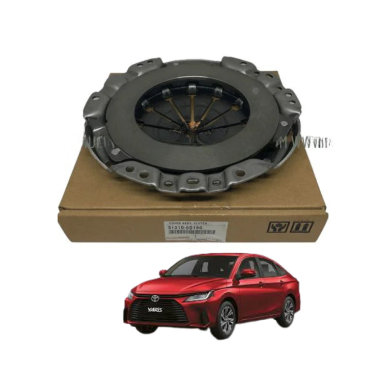 The Toyota Yaris 2005–2023 AISIN Clutch Plate and Pressure Plate Kit Transmission Clutch Assembly is a premium-quality replacement solution designed to restore smooth transmission performance, reliable clutch engagement, and efficient power transfer for Toyota Yaris models manufactured between 2005 and 2023. This complete clutch assembly combines a high-performance clutch plate and a precision-engineered pressure plate to deliver factory-style functionality, driving comfort, and long-lasting durability. As one of the most critical components of the manual transmission system, the clutch assembly is responsible for transmitting engine power to the transmission while allowing smooth gear changes and controlled vehicle operation. A properly functioning clutch system ensures efficient acceleration, responsive gear shifting, reduced drivetrain stress, and a comfortable driving experience. Over time, clutch components naturally wear due to continuous friction, heat cycles, heavy traffic conditions, long-distance driving, and regular vehicle use. Common symptoms of a worn clutch system include clutch slipping, hard shifting, delayed acceleration response, vibration, unusual noises, and inconsistent clutch engagement. Replacing worn components with a complete AISIN clutch plate and pressure plate kit helps restore original vehicle performance and driving confidence. Manufactured using high-quality automotive-grade materials, this clutch assembly is engineered to withstand demanding operating conditions while maintaining reliable performance over an extended service life. The clutch plate utilizes durable friction materials designed to provide strong grip, smooth engagement, and consistent power transfer. The pressure plate is engineered to apply balanced clamping force, ensuring efficient transmission of engine power while minimizing unnecessary wear on clutch system components. Together, these components work in harmony to deliver smooth clutch operation, dependable shifting performance, and excellent driving comfort. Designed according to factory-style specifications, this clutch assembly offers accurate compatibility and dependable fitment for Toyota Yaris vehicles. The precision-balanced construction contributes to smooth operation and reduced vibration while helping maintain transmission efficiency. Whether used for daily commuting, city driving, highway travel, commercial use, or long-distance journeys, this clutch kit provides dependable performance under a wide range of driving conditions. Automotive technicians, repair workshops, fleet operators, and vehicle owners recognize the importance of using quality clutch components when servicing transmission systems. This AISIN clutch assembly supports proper clutch function while helping protect related drivetrain components from premature wear. Its robust construction helps resist heat, friction, pressure, and continuous operation, making it a reliable replacement choice for long-term vehicle maintenance. Suitable for transmission overhauls, preventive maintenance, clutch replacements, and vehicle restoration projects, this clutch kit helps restore smooth driving characteristics and factory-level performance. By improving clutch engagement and transmission response, it contributes to better vehicle control, increased driver confidence, and enhanced overall reliability. The combination of durability, engineering precision, and trusted performance makes this AISIN clutch assembly a valuable investment for Toyota Yaris owners who prioritize quality and long-term dependability. Designed to maintain the original driving experience while supporting efficient power transfer and transmission performance, this clutch kit offers outstanding value and dependable service throughout years of vehicle ownership. This Toyota Yaris 2005–2023 AISIN Clutch Plate and Pressure Plate Kit Transmission Clutch Assembly is an ideal choice for drivers, automotive workshops, transmission specialists, fleet managers, and maintenance professionals seeking premium-quality clutch system components. Replacing worn clutch parts with a complete clutch kit helps restore smooth gear engagement, improve vehicle responsiveness, enhance driving comfort, and support long-term transmission reliability. If you would like to purchase this product, you can conveniently place your order through our website and connect with our WhatsApp support team for product information, stock confirmation, compatibility verification, and professional assistance. Drive with confidence by ordering online and reaching out to our WhatsApp representatives who are ready to provide quick responses, expert guidance, and a seamless shopping experience tailored to your automotive needs. Key points include compatibility with Toyota Yaris 2005–2023 models, premium AISIN manufacturing quality, complete clutch plate and pressure plate assembly, durable friction material construction, factory-style fitment, smooth clutch engagement, balanced pressure plate performance, reliable power transfer capability, long service life, and dependable transmission operation. People buy this product because it replaces worn clutch systems, restores smooth gear shifting, improves acceleration response, enhances driving comfort, supports transmission maintenance, offers trusted AISIN quality, provides dependable compatibility, delivers long-term durability, reduces clutch-related issues, and improves overall vehicle performance. Advantages include smoother clutch engagement, improved transmission efficiency, enhanced gear shifting performance, reliable engine power transfer, durable construction for extended lifespan, resistance to heat and wear, reduced clutch slippage, support for professional-quality repairs, improved vehicle drivability, and overall enhancement of vehicle reliability, comfort, performance, and ownership satisfaction. This AISIN clutch plate and pressure plate kit combines strength, durability, precision engineering, reliability, smooth operation, and long-term value while helping maintain the performance, efficiency, responsiveness, and dependability of your Toyota Yaris transmission system for many years of confident and enjoyable driving.