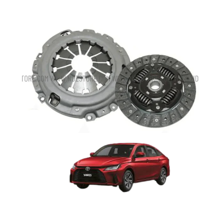 The Toyota Yaris 2005–2023 Clutch Plate and Pressure Plate Kit Transmission Clutch Assembly is a high-quality replacement solution designed to restore smooth clutch performance, efficient power transfer, and dependable transmission operation for Toyota Yaris models manufactured between 2005 and 2023. This clutch kit includes a durable clutch plate and a precision-engineered pressure plate that work together to provide smooth engagement and disengagement of engine power during gear changes. The clutch system is one of the most important components of a manual transmission vehicle because it allows the driver to control power delivery from the engine to the transmission. A properly functioning clutch assembly helps ensure comfortable driving, smooth shifting, reliable acceleration, and reduced stress on drivetrain components. Over time, clutch parts experience natural wear due to friction, heat, traffic conditions, frequent gear changes, and daily driving demands. Symptoms of a worn clutch may include slipping, vibration, delayed acceleration, hard shifting, unusual noises, and reduced driving comfort. Replacing worn clutch components with a complete clutch plate and pressure plate kit helps restore original driving performance and transmission efficiency. Manufactured using durable automotive-grade materials, this replacement clutch assembly is engineered to withstand demanding driving conditions while maintaining reliable operation over an extended service life. The clutch plate features high-friction lining material designed to provide strong grip and smooth power transfer, while the pressure plate delivers consistent clamping force to support efficient engagement and dependable transmission performance. Together, these components help ensure balanced operation, improved shifting quality, and enhanced vehicle control. Designed according to factory-style specifications, this clutch kit provides dependable compatibility and accurate fitment for Toyota Yaris vehicles. The precision-balanced construction helps minimize vibration and supports smooth operation under various driving conditions. Whether driving in urban traffic, on highways, or during long-distance travel, this clutch assembly is built to deliver dependable performance and long-term reliability. Automotive technicians and vehicle owners understand the importance of maintaining clutch system integrity through quality replacement components. This clutch plate and pressure plate kit helps restore smooth clutch action, improve transmission responsiveness, and maintain factory-level driving characteristics. The durable construction resists wear, heat, pressure, and continuous use, making it suitable for daily commuters, commercial operators, fleet vehicles, and automotive restoration projects. Proper clutch performance contributes directly to driving comfort, fuel efficiency, and transmission longevity. This replacement clutch assembly supports efficient operation while helping reduce unnecessary wear on related drivetrain components. The combination of durable materials, precise engineering, and dependable performance makes this clutch kit a practical investment for long-term vehicle maintenance. Designed to meet the demands of modern driving conditions, it offers reliable performance and consistent operation while helping maintain the value and functionality of your Toyota Yaris. By restoring proper clutch engagement and efficient power transfer, this clutch assembly helps improve acceleration response, gear shifting quality, and overall driving confidence. It is an excellent solution for drivers seeking dependable replacement parts that combine performance, durability, and value in one complete package. This Toyota Yaris 2005–2023 Clutch Plate and Pressure Plate Kit is an ideal choice for vehicle owners, mechanics, workshops, transmission specialists, and fleet maintenance professionals who require reliable clutch performance and long-lasting durability. Replacing worn clutch components with a complete assembly helps restore smooth shifting, improve driving comfort, and support overall transmission reliability. If you are looking for a dependable source for quality automotive parts, you can place your order directly through our website and contact our WhatsApp support team for product information, stock availability, compatibility confirmation, and professional assistance. Enjoy a convenient shopping experience by ordering online and connecting with our WhatsApp representatives who are ready to help you find the right automotive solution quickly and efficiently. Key points include compatibility with Toyota Yaris 2005–2023 models, complete clutch plate and pressure plate assembly, durable friction material construction, factory-style fitment, smooth clutch engagement, reliable power transfer performance, precision-engineered pressure plate design, long service life, dependable transmission operation, and excellent value for vehicle maintenance. People buy this product because it replaces worn clutch systems, restores gear shifting performance, improves acceleration response, enhances driving comfort, supports transmission repairs, provides reliable compatibility, delivers long-term durability, improves vehicle control, reduces clutch-related issues, and maintains overall vehicle performance. Advantages include smoother clutch operation, improved transmission efficiency, enhanced gear engagement, reliable power delivery, durable construction for extended lifespan, resistance to heat and wear, reduced clutch slippage, support for professional-quality repairs, improved driving confidence, and overall enhancement of vehicle reliability, comfort, performance, and ownership satisfaction. This clutch plate and pressure plate kit combines durability, reliability, precision engineering, smooth operation, efficient performance, and long-term value while helping maintain the transmission functionality, driving quality, responsiveness, and dependability of your Toyota Yaris for many years of safe and comfortable driving.