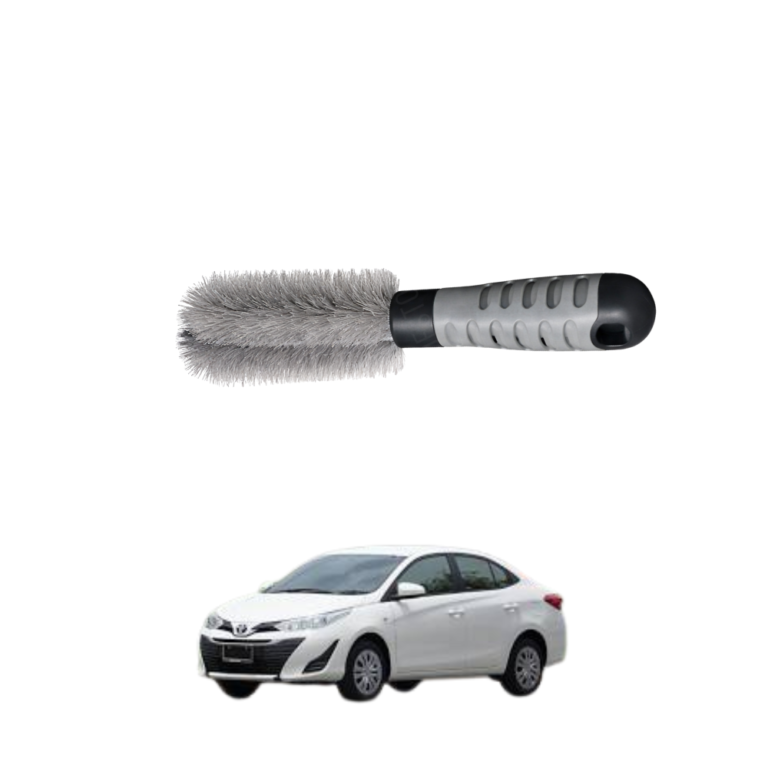 The Toyota Yaris 2006–2025 alloy wheel rim and tyre cleaning brush is a practical automotive detailing accessory designed to help vehicle owners maintain clean, attractive, and well-maintained wheels and tyres with minimal effort. Suitable for Toyota Yaris models manufactured between 2006 and 2025, this premium cleaning brush is produced using durable materials that provide reliable cleaning performance and long-lasting durability under regular use. Wheels and tyres are among the most exposed parts of a vehicle and are constantly subjected to road dust, mud, brake dust, grease, dirt, water stains, and environmental contaminants. Regular cleaning is essential for preserving the appearance of alloy wheels and maintaining the overall presentation of the vehicle. This alloy wheel and tyre cleaning brush is specifically designed to reach difficult areas around wheel rims, tyre sidewalls, spokes, edges, and other hard-to-access sections where dirt and debris commonly accumulate. The brush features sturdy yet gentle bristles that help loosen and remove stubborn dirt without causing unnecessary surface damage when used correctly. Its ergonomic design allows comfortable handling during vehicle cleaning sessions, helping users achieve professional-looking results while reducing effort. The brush can be used as part of a routine car wash, detailing process, seasonal maintenance program, or showroom preparation. By helping remove accumulated brake dust, road grime, and surface contamination, the brush contributes to a cleaner and more attractive wheel appearance. Regular wheel cleaning can also support easier inspection of tyres and wheel surfaces, allowing vehicle owners to identify maintenance concerns more effectively. The durable construction is engineered to withstand repeated exposure to water, cleaning products, and regular detailing activities while maintaining reliable performance over time. The versatile design makes it suitable for use on alloy wheels, steel wheels, tyre sidewalls, wheel arches, and various exterior vehicle cleaning applications. Its lightweight structure allows convenient storage within a vehicle detailing kit, garage, workshop, or maintenance area. Whether maintaining a daily-driven vehicle, family car, enthusiast project, commercial fleet vehicle, or showroom display vehicle, this cleaning brush provides a practical solution for improving cleanliness and presentation. Clean wheels and tyres contribute significantly to the overall appearance of a vehicle, helping create a polished and professionally maintained look. Designed for convenience, durability, and effective cleaning performance, this wheel and tyre brush is a valuable addition to any automotive care routine. Its reliable construction and user-friendly design help support consistent cleaning results while making vehicle maintenance more efficient and enjoyable. This Toyota Yaris alloy wheel rim and tyre cleaning brush is an excellent choice for vehicle owners, detailing enthusiasts, automotive workshops, professional cleaners, fleet operators, and anyone who values vehicle appearance and maintenance. The brush is simple to use and requires no complicated setup, making it suitable for both beginners and experienced detailing professionals. Its durable construction ensures dependable performance under regular cleaning conditions, making it a trusted accessory for long-term automotive care. If you would like to purchase this product, you can conveniently order through our website and contact our WhatsApp support team for product information, stock confirmation, expert assistance, and a smooth shopping experience tailored to your convenience. Give your vehicle a cleaner and more professional appearance by ordering through our online store and connecting with our WhatsApp representatives for fast support and customer-friendly service whenever needed. Key points include durable cleaning brush construction, effective wheel cleaning capability, suitable for alloy wheel maintenance, tyre sidewall cleaning support, ergonomic handling design, long-lasting bristle durability, easy-to-use operation, lightweight construction, versatile detailing application, and dependable long-term performance. People buy this product because it helps remove brake dust, improves wheel appearance, supports tyre cleaning, enhances vehicle presentation, offers an affordable detailing solution, provides convenient cleaning access, delivers dependable durability, simplifies vehicle maintenance, supports professional detailing results, and contributes to overall vehicle cleanliness. Advantages include improved wheel cleanliness, enhanced tyre appearance, effective removal of road grime, support for routine vehicle maintenance, long-lasting durability under regular use, resistance to moisture and cleaning chemicals, dependable performance in various detailing situations, convenient handling and storage, support for professional-looking results, and overall improved vehicle appearance and owner satisfaction. This alloy wheel rim and tyre cleaning brush is a valuable automotive detailing accessory that combines practicality, durability, convenience, and cleaning performance while helping vehicle owners maintain cleaner wheels, better-looking tyres, and a more attractive vehicle appearance throughout the year.