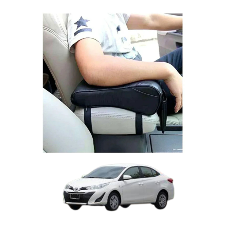 The Toyota Yaris 2006–2025 car armrest cushion black with red stitch is a stylish and practical interior comfort accessory designed to enhance driving comfort while adding a premium sporty appearance to the vehicle cabin. Specifically suitable for Toyota Yaris models manufactured between 2006 and 2025, this armrest cushion is produced using high-quality automotive-grade materials that provide excellent durability, soft comfort, and long-lasting performance under daily driving conditions. Featuring an elegant black finish combined with attractive red stitching, this armrest cushion delivers a modern and sophisticated appearance that complements a wide range of vehicle interiors. The cushion is designed to fit over the center console armrest area, creating a softer resting surface for the driver's and passenger’s arm while helping reduce fatigue during daily commuting, city driving, highway travel, and long-distance journeys. Many factory armrests have hard surfaces that may cause discomfort during extended driving periods, especially when resting the elbow or forearm for long durations. This armrest cushion helps solve that issue by providing additional padding and ergonomic support that improves overall comfort behind the wheel. The premium cushioning material helps distribute pressure evenly across the arm, reducing strain on the elbow, wrist, shoulder, and forearm area while supporting a more relaxed driving posture. The durable outer surface is engineered to resist daily wear, sunlight exposure, scratches, stains, and fading while maintaining its attractive appearance over time. The decorative red stitching adds a sporty and refined touch that enhances the visual appeal of the cabin while preserving a factory-style look. In addition to improving comfort, this armrest cushion also serves as a protective layer that helps preserve the original center console armrest from scratches, cracking, pressure marks, and everyday wear. The lightweight yet durable construction supports reliable long-term use while maintaining comfort and style under various weather conditions. Installation is simple and convenient, allowing users to upgrade their interior without requiring complicated modifications or special tools. Whether used for daily commuting, family travel, ride-sharing services, business transportation, or long road trips, this armrest cushion contributes to a more enjoyable and comfortable driving experience. It is ideal for drivers who spend significant time behind the wheel and appreciate accessories that combine practicality with aesthetic enhancement. By providing additional support and a premium appearance, this cushion helps improve both comfort and interior presentation while maintaining long-term reliability. The quality craftsmanship and thoughtful design make it a practical investment for vehicle owners who value comfort, style, and interior protection. Its versatile design complements modern and classic interiors alike while delivering dependable performance and comfort throughout years of regular use. This Toyota Yaris car armrest cushion black with red stitch is an excellent choice for drivers, families, automotive enthusiasts, commuters, and ride-sharing professionals who want to enhance their vehicle interior without major modifications. The installation process is quick and straightforward, allowing the cushion to be fitted securely in minutes while providing immediate comfort benefits. Its durable construction ensures dependable performance under daily driving conditions, making it a trusted interior accessory for long-term use. If you would like to purchase this product, you can easily order through our website and connect with our WhatsApp support team for product information, stock confirmation, expert guidance, and a convenient shopping experience tailored to your needs. Give your vehicle interior a premium upgrade by placing your order online today and reaching out to our WhatsApp representatives for fast assistance and personalized customer service. Key points include premium black finish with stylish red stitching, high-quality automotive-grade material, enhanced arm and elbow comfort, ergonomic support design, protection for the original armrest surface, modern sporty appearance, durable daily-use construction, easy installation process, long-lasting performance, and compatibility with Toyota Yaris models. People buy this product because it improves driving comfort, reduces arm fatigue, enhances cabin appearance, protects the original armrest from damage, offers an affordable interior upgrade, provides extra support during long drives, complements sporty interior styling, delivers dependable durability, installs easily without modifications, and improves the overall driving experience. Advantages include improved arm support, reduced discomfort during extended journeys, enhanced interior aesthetics, protection against scratches and wear, long-lasting durability under regular use, resistance to fading and pressure damage, dependable performance in various weather conditions, support for improved driving posture, easy cleaning and maintenance, and overall enhanced vehicle comfort, convenience, and interior value. This armrest cushion black with red stitch is a valuable interior accessory that successfully combines style, protection, comfort, and practicality while helping drivers and passengers enjoy a more refined and comfortable travel experience every day.