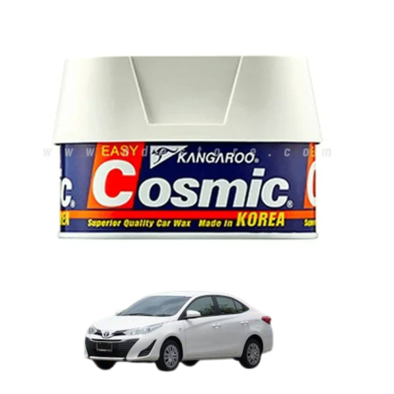 The Toyota Yaris 2006–2025 Cosmic Car Wax & Polish with Applicator is a premium automotive detailing product designed to enhance vehicle appearance, protect paint surfaces, and maintain a deep glossy finish for long-lasting beauty and protection. Suitable for Toyota Yaris models manufactured between 2006 and 2025, this car wax and polish kit is formulated to help restore shine, improve paint clarity, and create a protective layer against environmental contaminants, dust, road grime, sunlight exposure, and daily driving conditions. Manufactured using high-quality automotive care ingredients, Cosmic Car Wax & Polish provides a smooth and reflective finish that helps keep the vehicle looking clean, polished, and professionally maintained. Regular use of quality car wax and polish products plays an important role in preserving the exterior appearance of a vehicle while helping maintain paint condition over time. This product is designed to remove light surface dullness, improve paint depth, and enhance the overall visual appeal of the vehicle. The included applicator allows convenient and even product application, helping users achieve consistent results across painted surfaces. Whether used during routine vehicle maintenance, detailing sessions, car shows, or seasonal paint protection treatments, this wax and polish kit supports a cleaner and more attractive exterior finish. The protective coating created after application helps reduce the effects of dust accumulation, water spots, oxidation, minor environmental exposure, and surface contamination. Its easy-to-use formula spreads smoothly across the paint surface and can be applied by vehicle owners, detailing enthusiasts, and professional automotive care specialists alike. The durable protective layer helps preserve the original paint appearance while supporting long-term gloss retention and easier vehicle cleaning. Regular waxing can also contribute to maintaining resale appeal by helping preserve the exterior condition of the vehicle. In addition to paint enhancement, the product helps create a smooth surface that allows water and dirt to be removed more easily during washing. The premium formulation is suitable for maintaining various paint colors and finishes while providing a rich shine and polished appearance. Whether caring for a daily-driven vehicle, family car, business vehicle, or enthusiast-owned automobile, this Cosmic Car Wax & Polish with Applicator provides a practical and effective solution for exterior maintenance and paint care. Its balanced combination of protection, shine enhancement, and ease of application makes it a valuable addition to any automotive detailing routine. Designed for long-term performance and visual improvement, this product helps drivers maintain a vehicle appearance that reflects pride of ownership and professional care. This Cosmic Car Wax & Polish with Applicator is an excellent choice for vehicle owners, detailing enthusiasts, automotive workshops, car care professionals, and anyone who values a clean and attractive vehicle exterior. The application process is simple and user-friendly, allowing convenient use without requiring advanced detailing experience. Its quality formulation delivers dependable results while helping maintain paint protection and visual appeal throughout the year. If you would like to purchase this product, you can conveniently order through our website and contact our WhatsApp support team for product information, stock confirmation, assistance with orders, and a smooth shopping experience designed around customer convenience. Give your vehicle a showroom-inspired finish by placing your order through our online store and connecting with our WhatsApp representatives for fast support and reliable customer service. Key points include premium wax and polish formula, included applicator for convenient use, enhanced paint shine, improved gloss retention, paint protection support, easy application process, suitable for regular vehicle care, durable protective layer, professional-looking finish, and long-lasting appearance enhancement. People buy this product because it improves vehicle shine, protects paint surfaces, enhances exterior appearance, supports regular detailing routines, offers an affordable paint care solution, helps maintain vehicle value, provides easy application, delivers dependable results, improves cleaning convenience, and contributes to a professional vehicle presentation. Advantages include enhanced paint gloss, improved visual appeal, protection against environmental contaminants, reduced surface dullness, long-lasting shine under regular use, support for easier vehicle cleaning, improved paint preservation, dependable performance on multiple paint finishes, convenient application with included applicator, and overall enhanced vehicle appearance and ownership satisfaction. This Cosmic Car Wax & Polish with Applicator is a valuable automotive care product that combines protection, shine enhancement, convenience, and long-term paint maintenance while helping vehicle owners maintain a cleaner, brighter, and more attractive exterior finish.